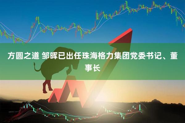 方圆之道 邹晖已出任珠海格力集团党委书记、董事长
