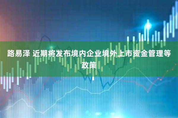 路易泽 近期将发布境内企业境外上市资金管理等政策
